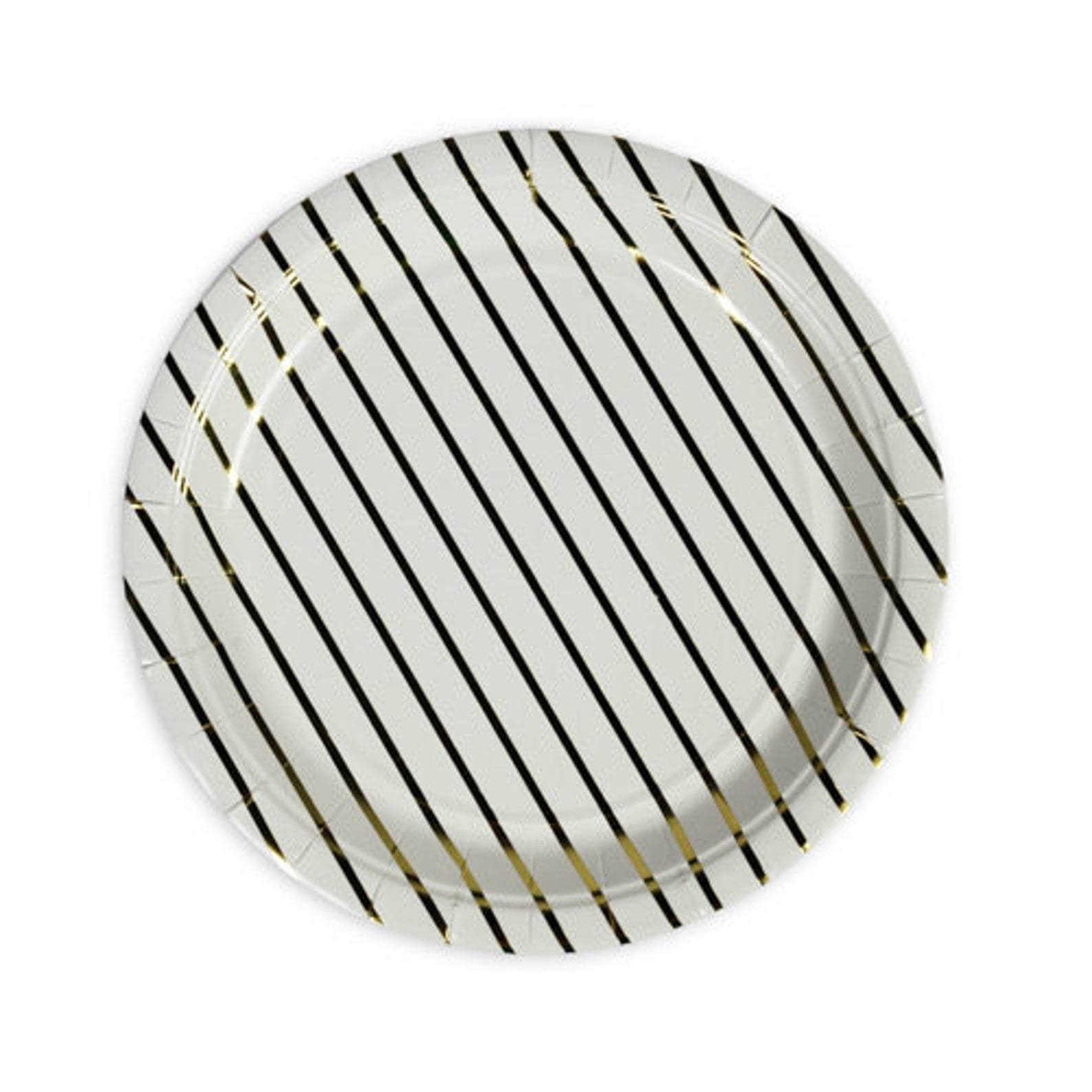 Meri Meri Gold Stripe Plates