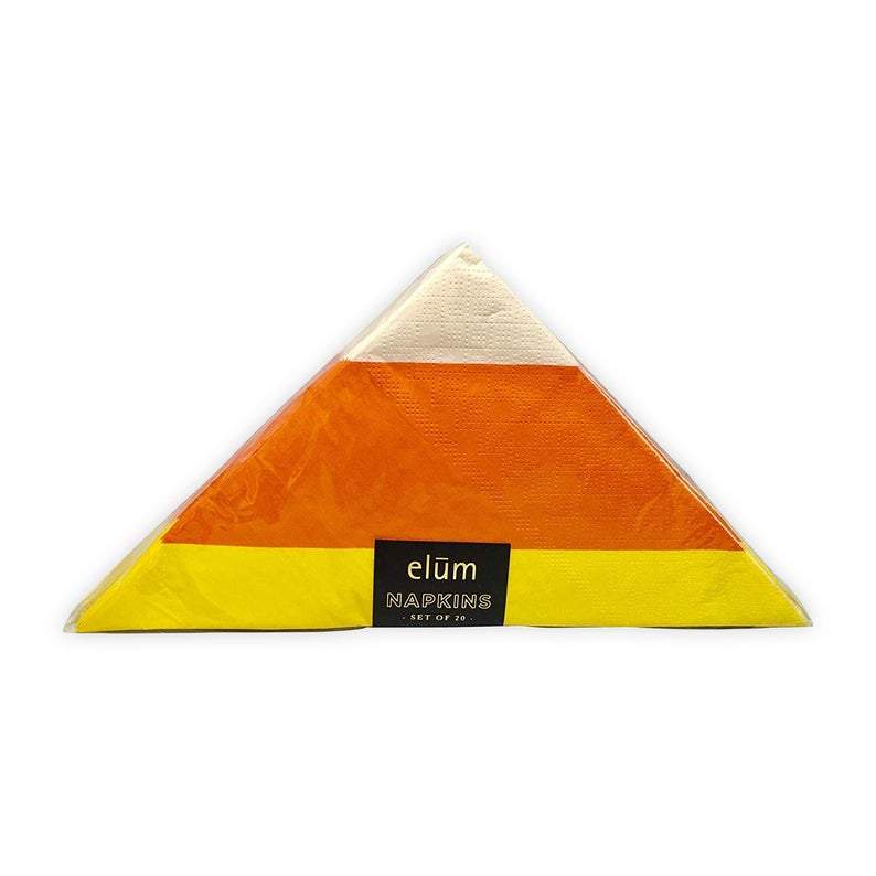 Candy Corn Thanksgiving Halloween Napkins