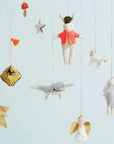 Ensemble d’ornements miniatures en feutre Woodland