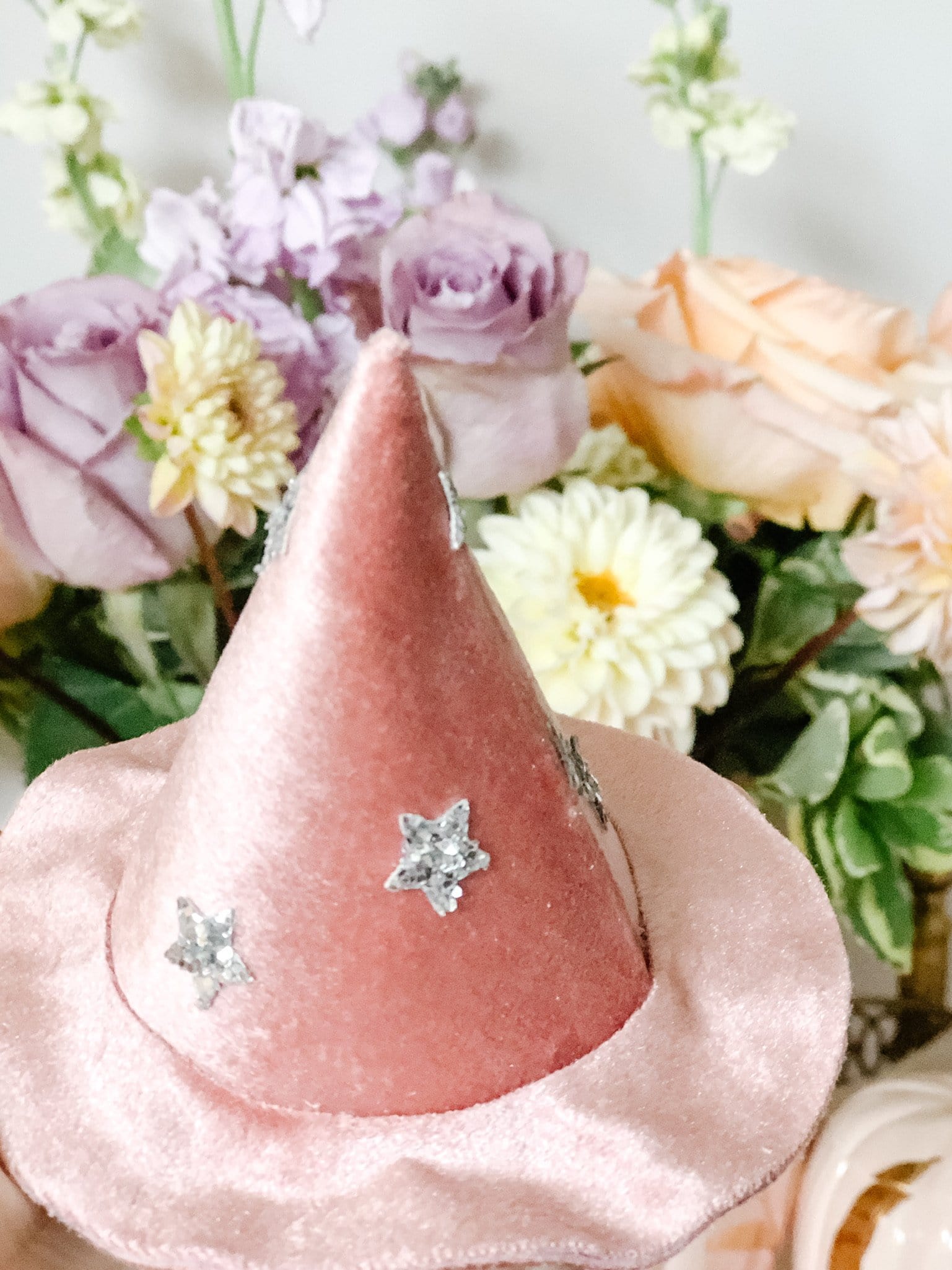 Velvet Witch Hat Hair Clip