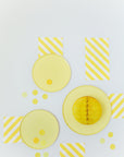 Yellow Stripe Napkins - Small