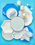 Frosted Snowflake Plates - Small