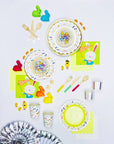 Mini lapins floqués arc-en-ciel