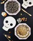 Lilac Geometric Plates - Large