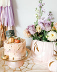 Jumbo Confetti Balloon with Tassel Tail Kit - Lilac & Rose Gold