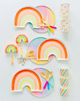 Assiettes arc-en-ciel - Grandes