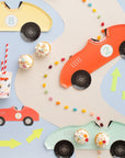 Retro Race Car Cups