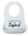 The Legend Boys Silicone Bib