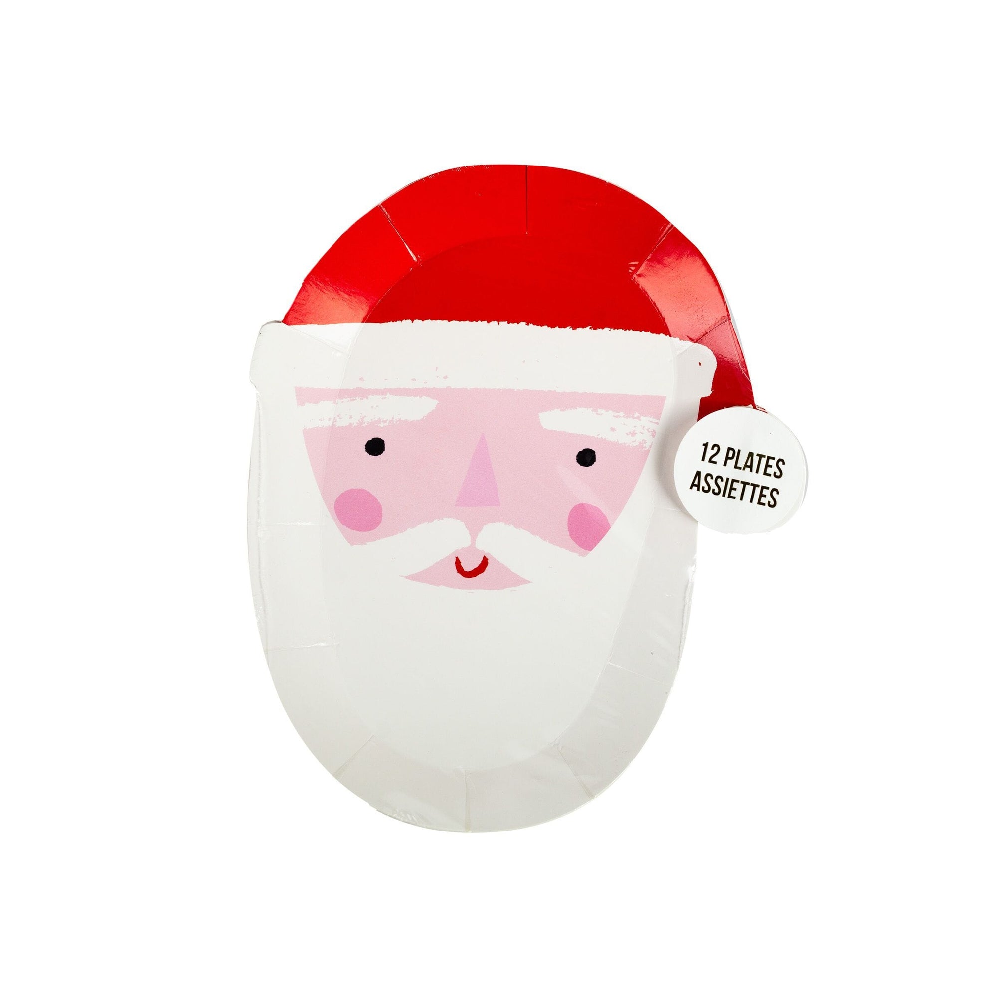 Retro Santa Plates Meri Meri