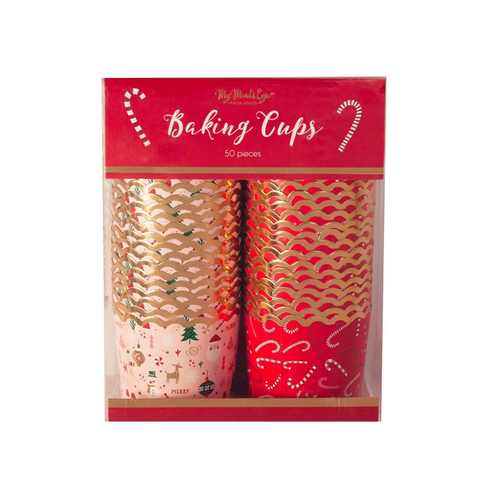 Christmas Wonderland and Candy Cane Baking Treat Cups