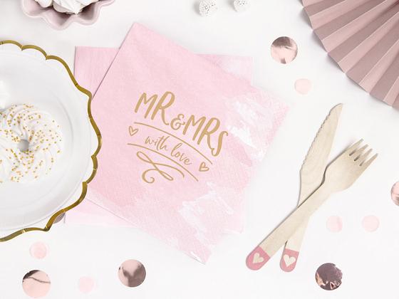 Pink Heart Wooden Cutlery