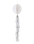 White and Silver Tasselled Honeycomb