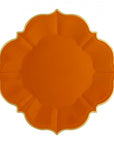 Fancy Orange Thanksgiving Paper Plates