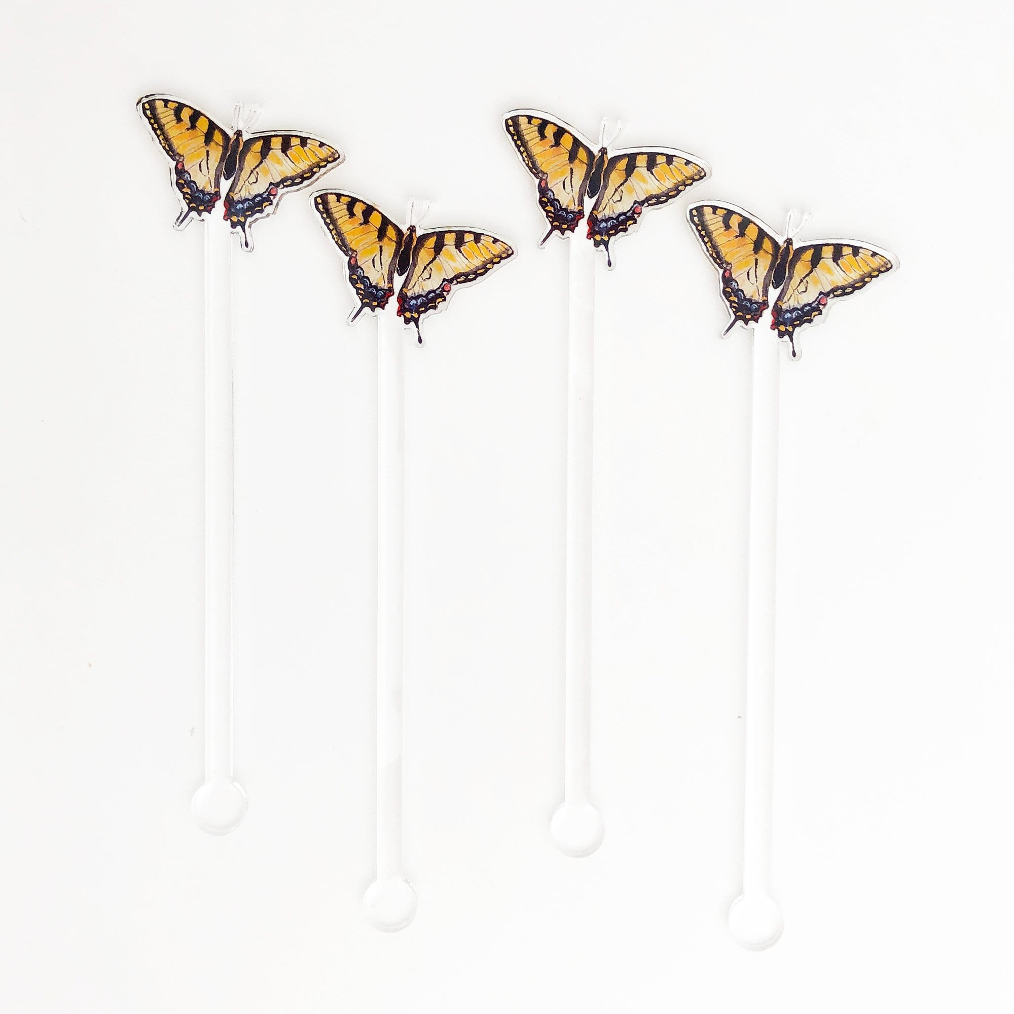 Swallowtail Butterfly Acrylic Stir Sticks