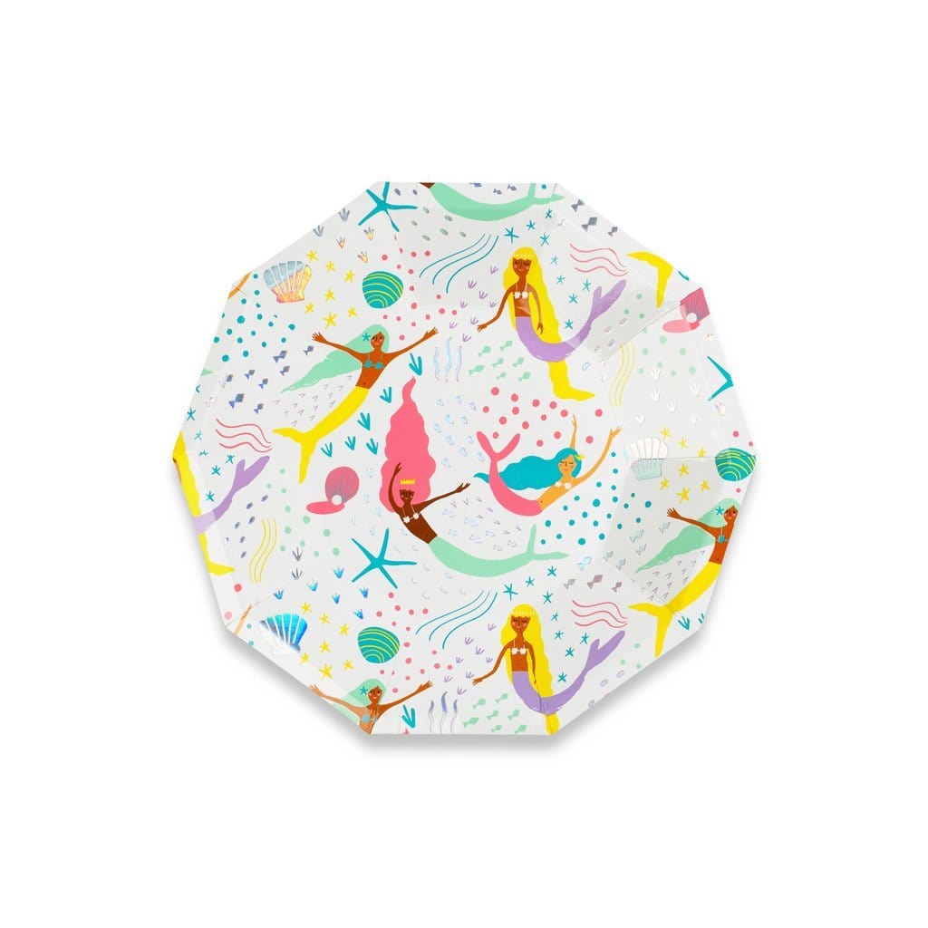 Mermaid Party Cake Plates