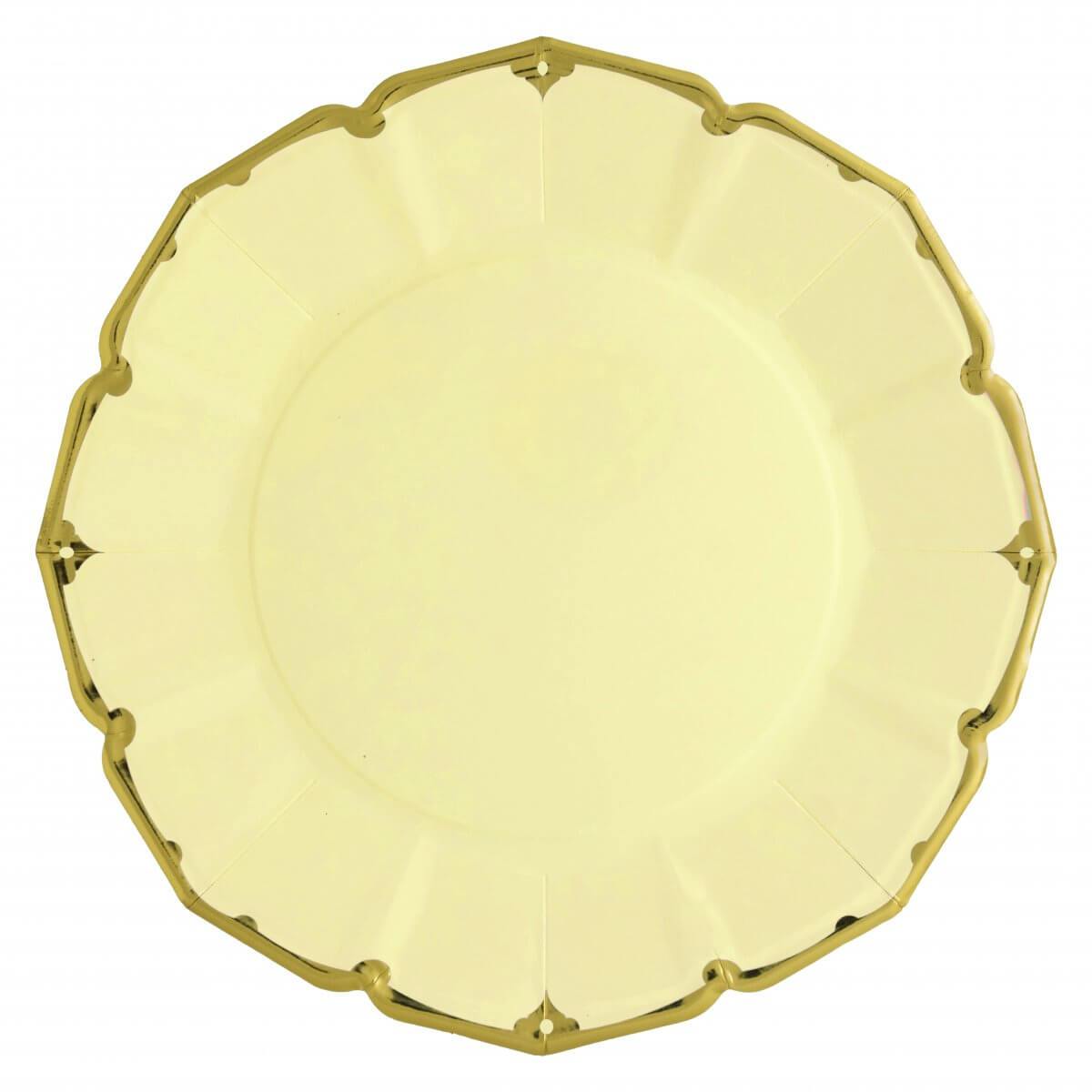 Buttercup Yellow Dinner Plates - Large
