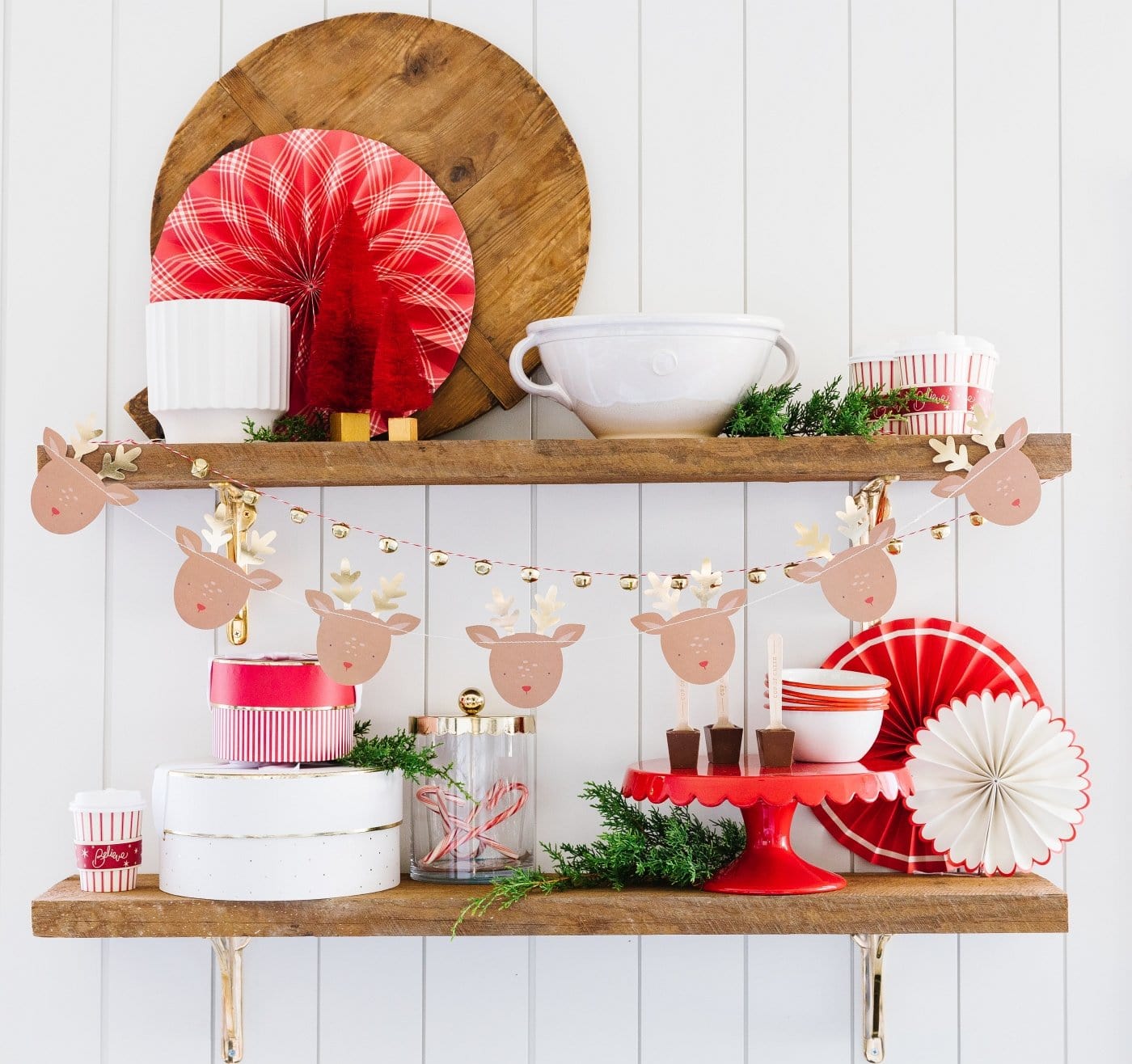 Rudolph and Jingle Bell Banner Set