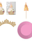 Kit de cupcakes de princesas de Disney 