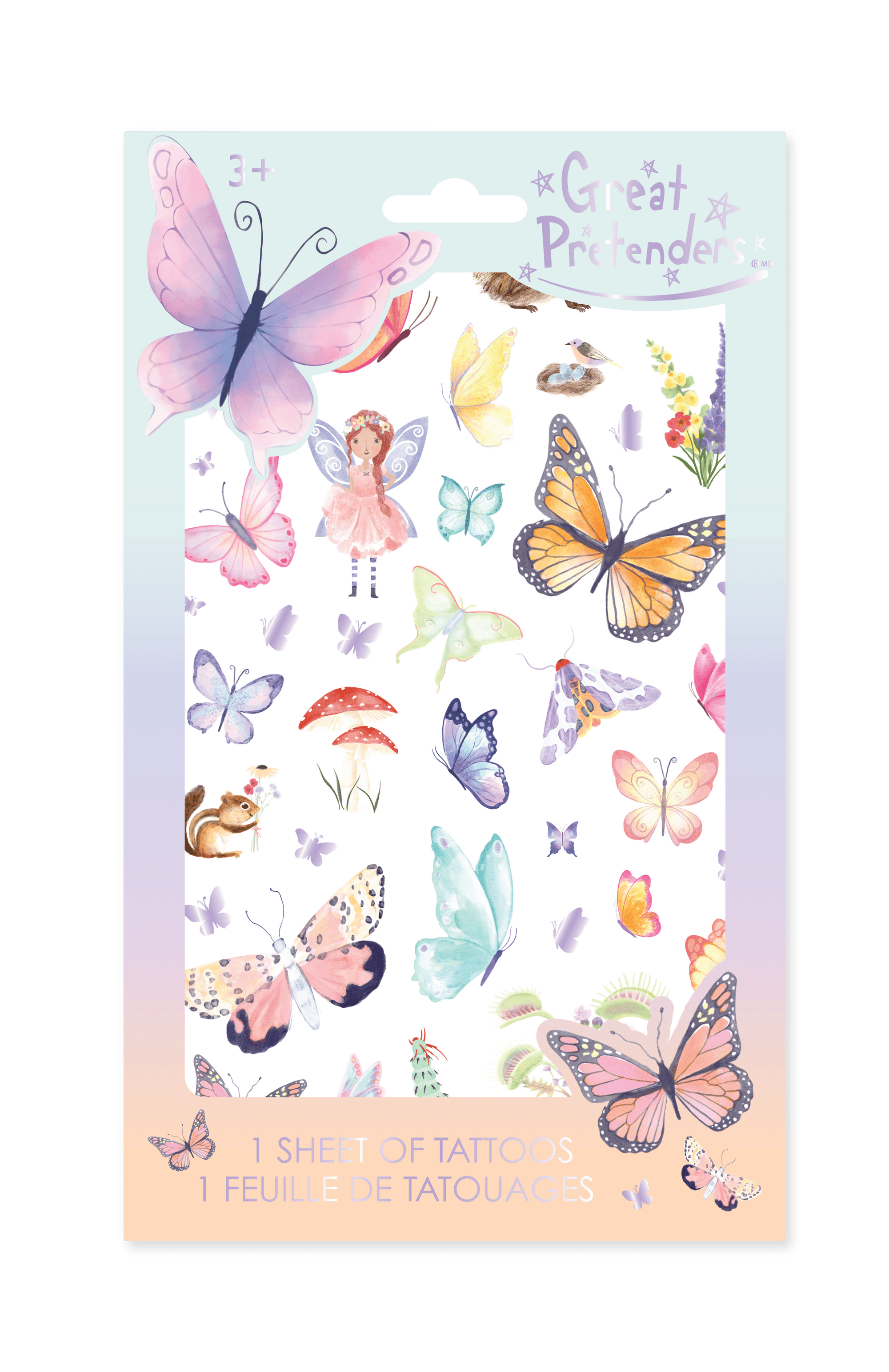 Spring Butterfly Temporary Tattoos