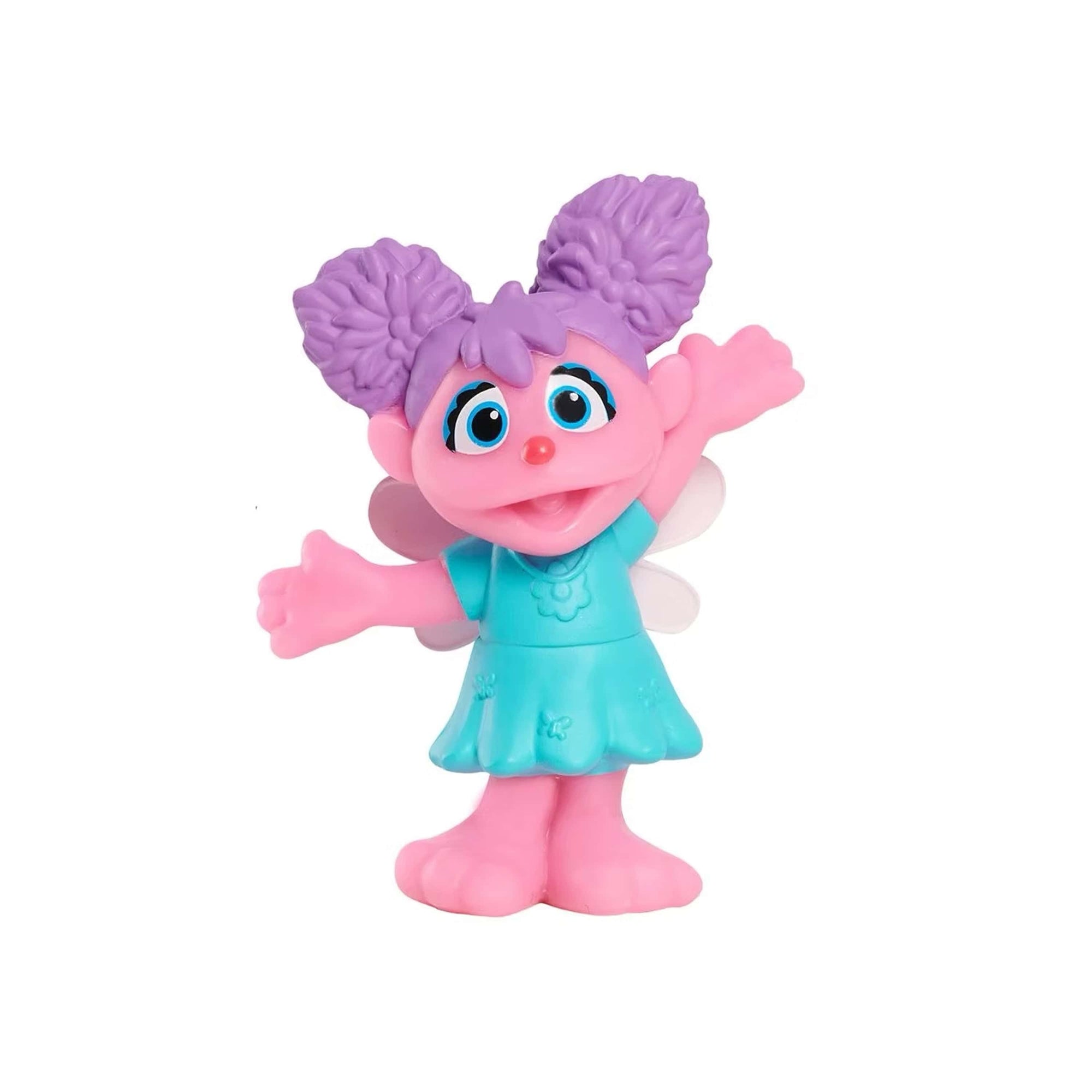 Sesame Street Abby Cadabby Figurine Cake Topper on a white background