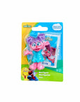 Sesame Street Abby Cadabby mini figure in packaging on a white background