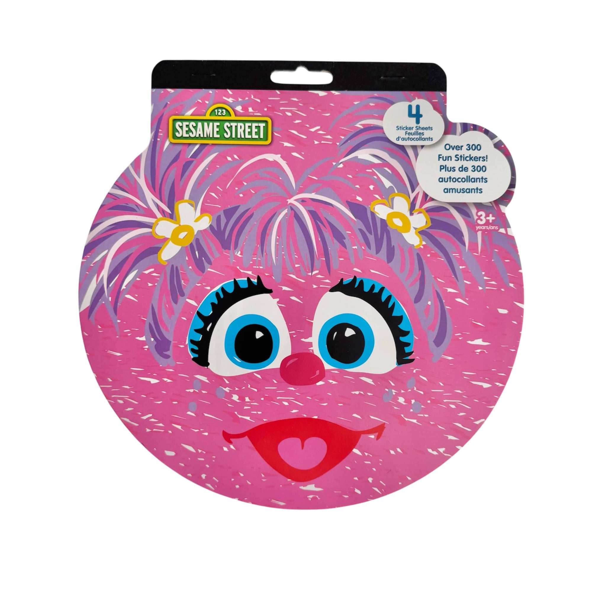 Sesame Street sticker sheet  book packaging with an Abby Cadabby character design 