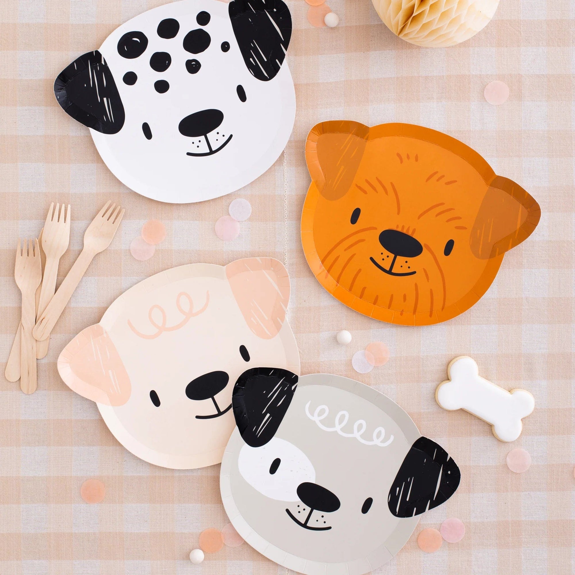 Bow Wow Puppy Plates