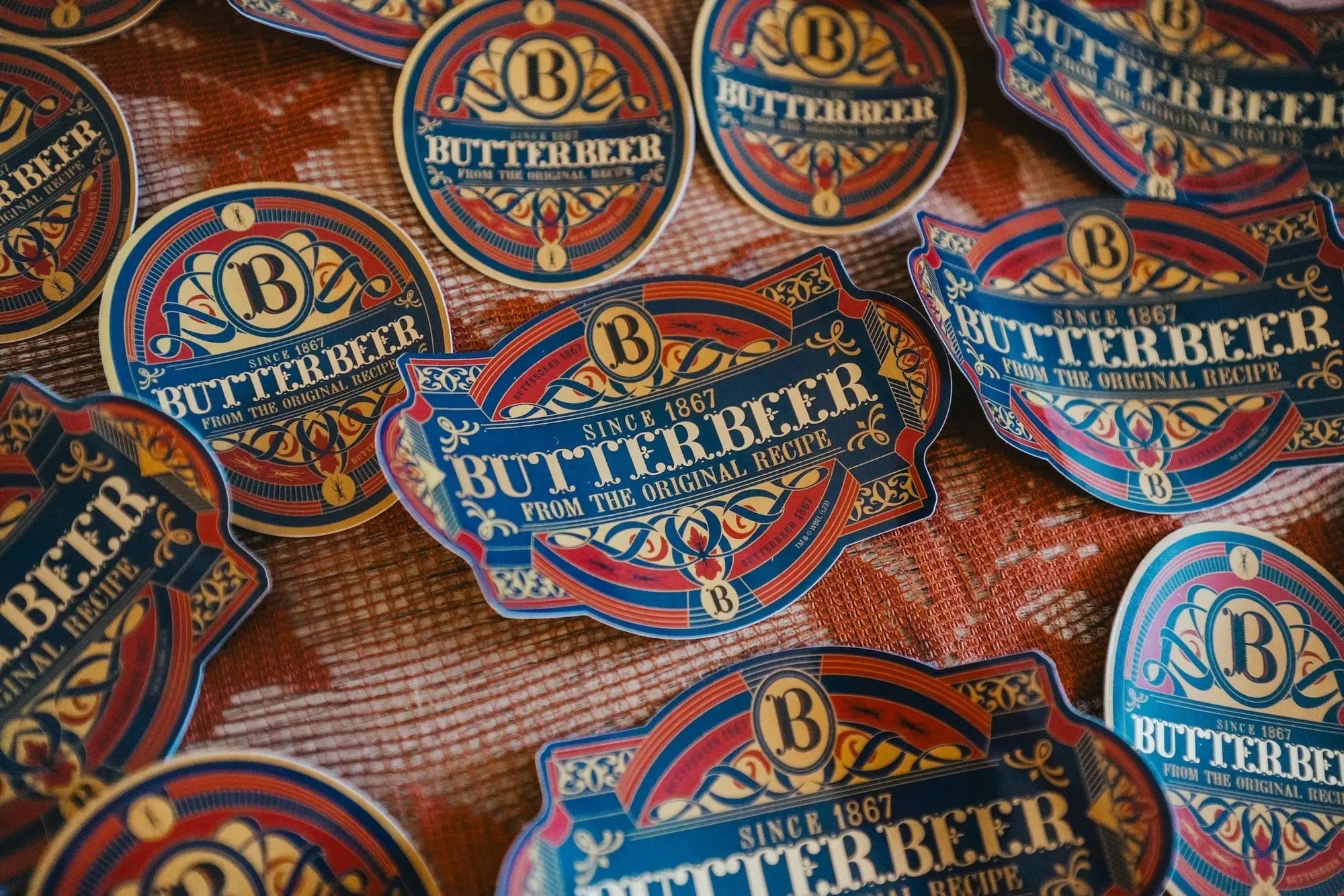 Harry Potter Butterbeer Label Decals