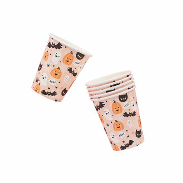 Cheeky Pink Halloween Icon Cups