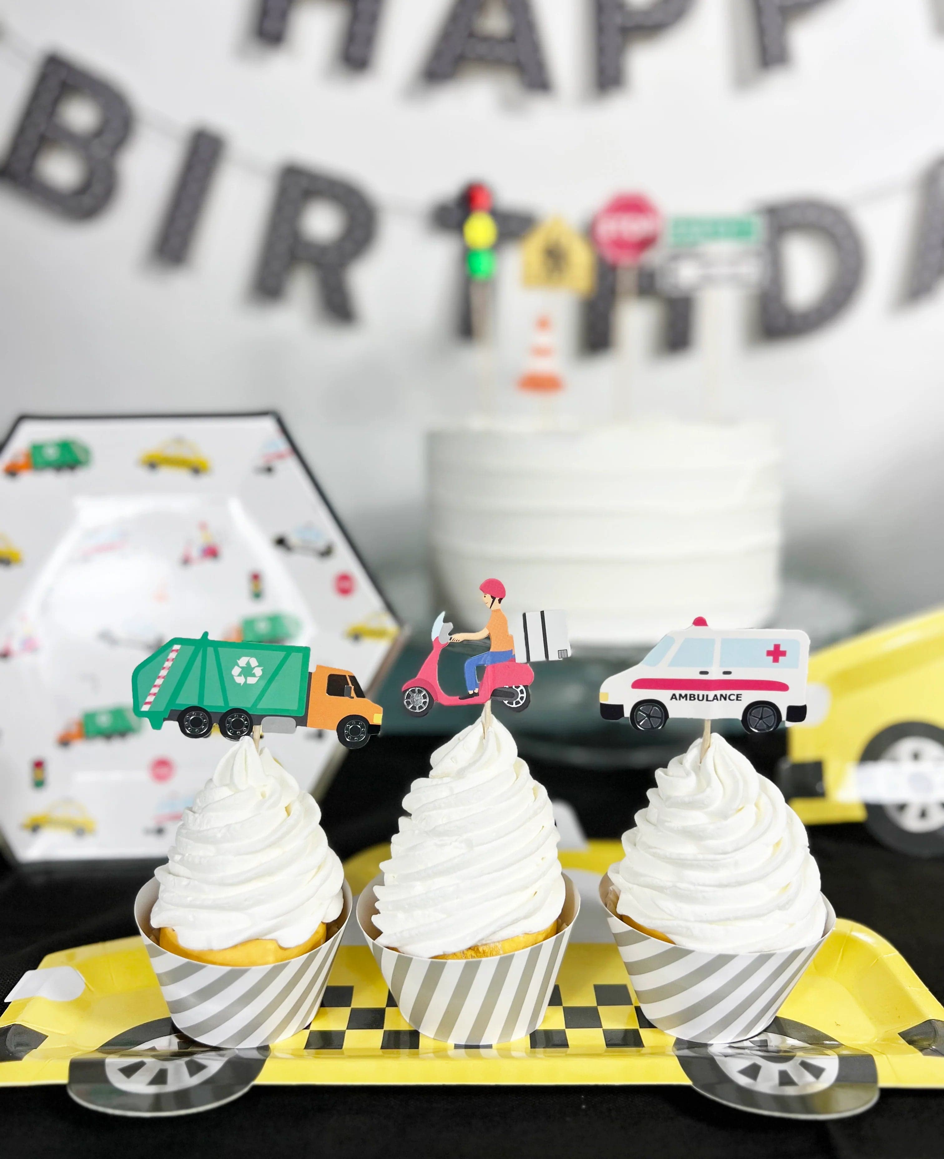 cars theme happy birthday cake topper | Shopee Philippines