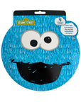 Cookie Monster sticker book from Sesame Street with blue cover and black text.