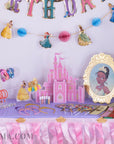 Pompons en tissu Disney Princess 