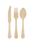 Ornate Wooden Cutlery