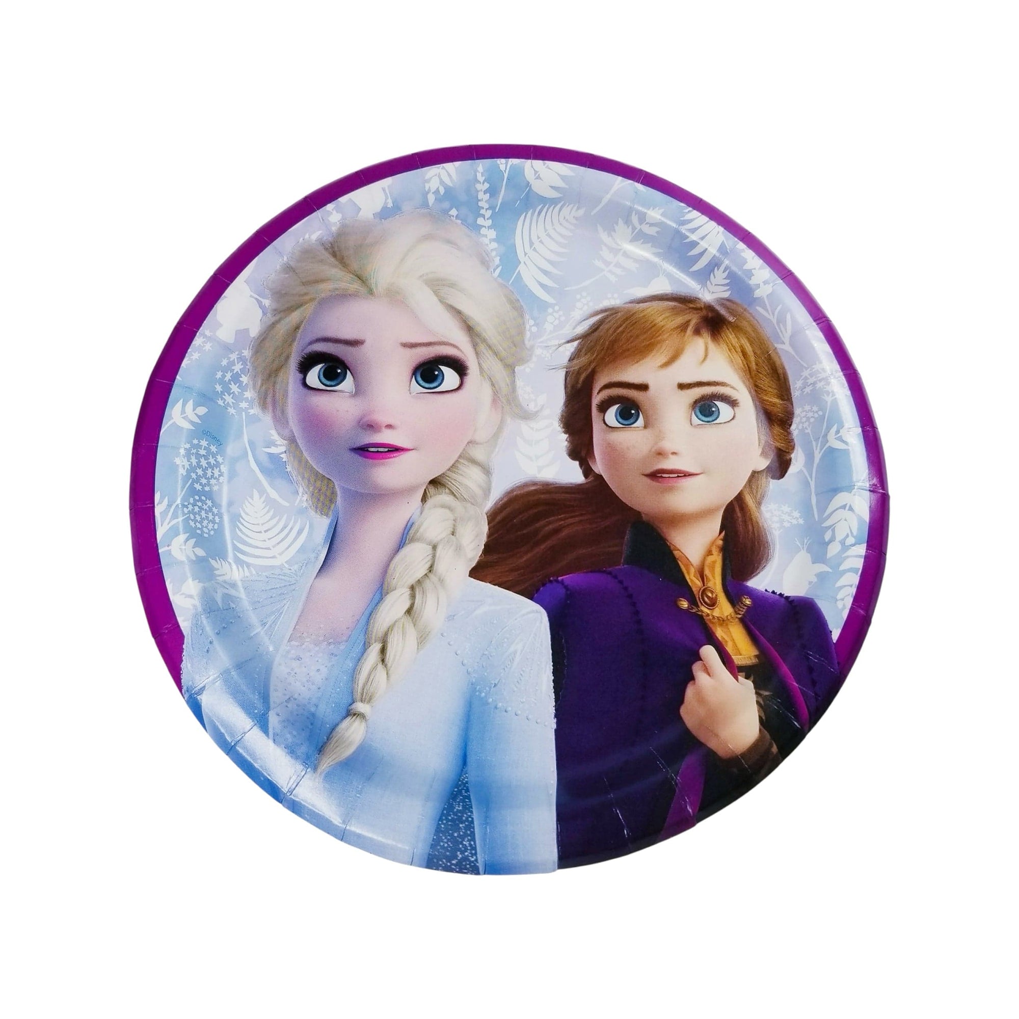 Disney Frozen 2 party plates - Elsa Anna tableware for princess themed birthday parties and celebrations