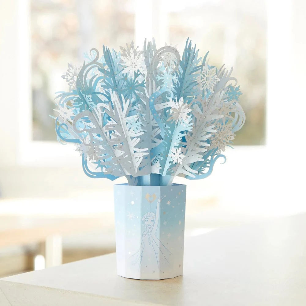 Frozen Elsa Snowflake Bouquet Centrepiece