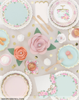 Jardin Tea Party Pastel Plates - Small