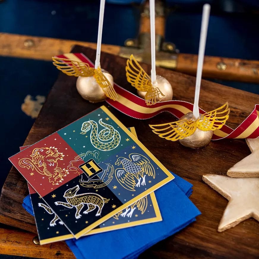 Golden Harry Potter House Napkins - Large – Chroma Celebrations