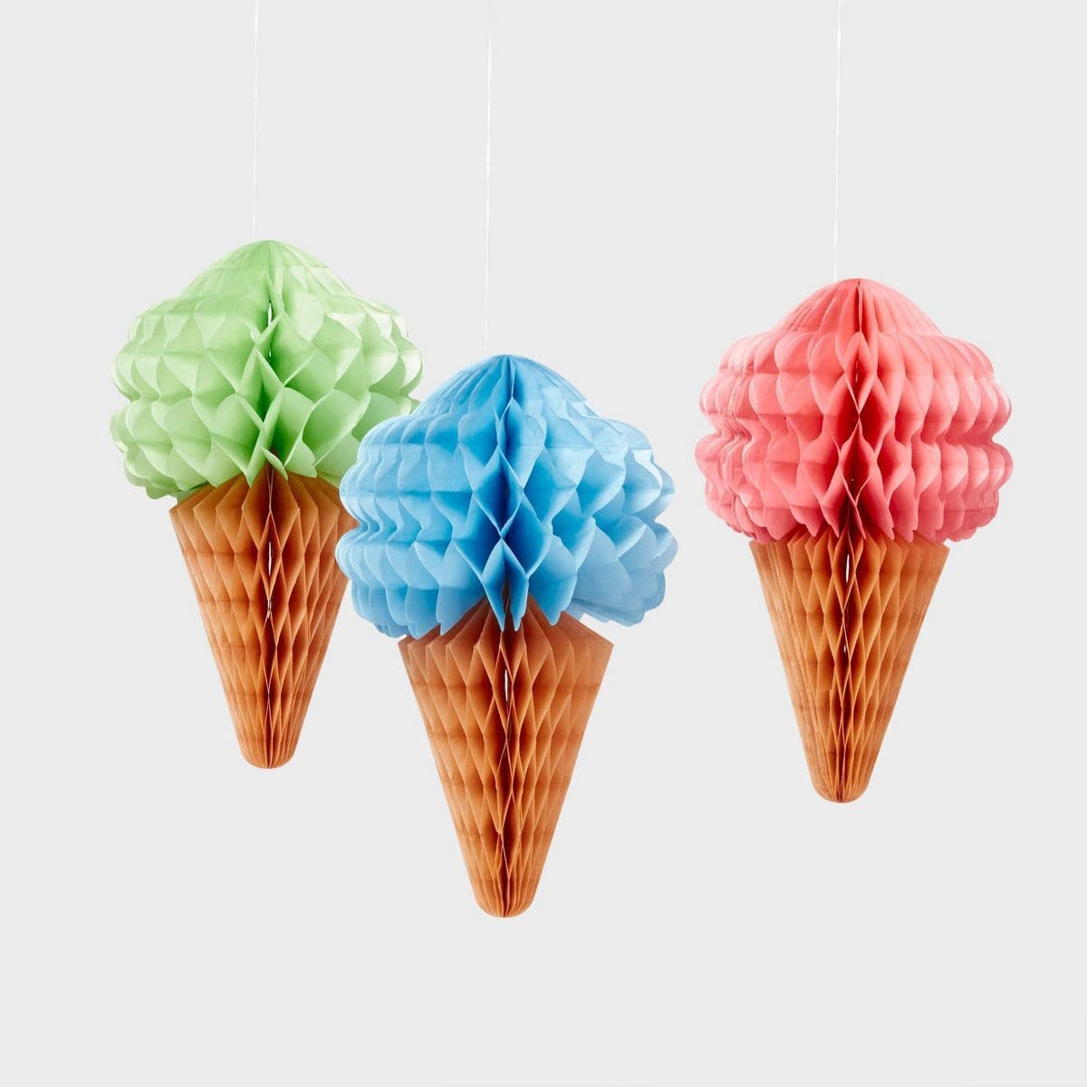 Conos de panal de helado