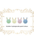 Spring Pastel Bunny Face Plates