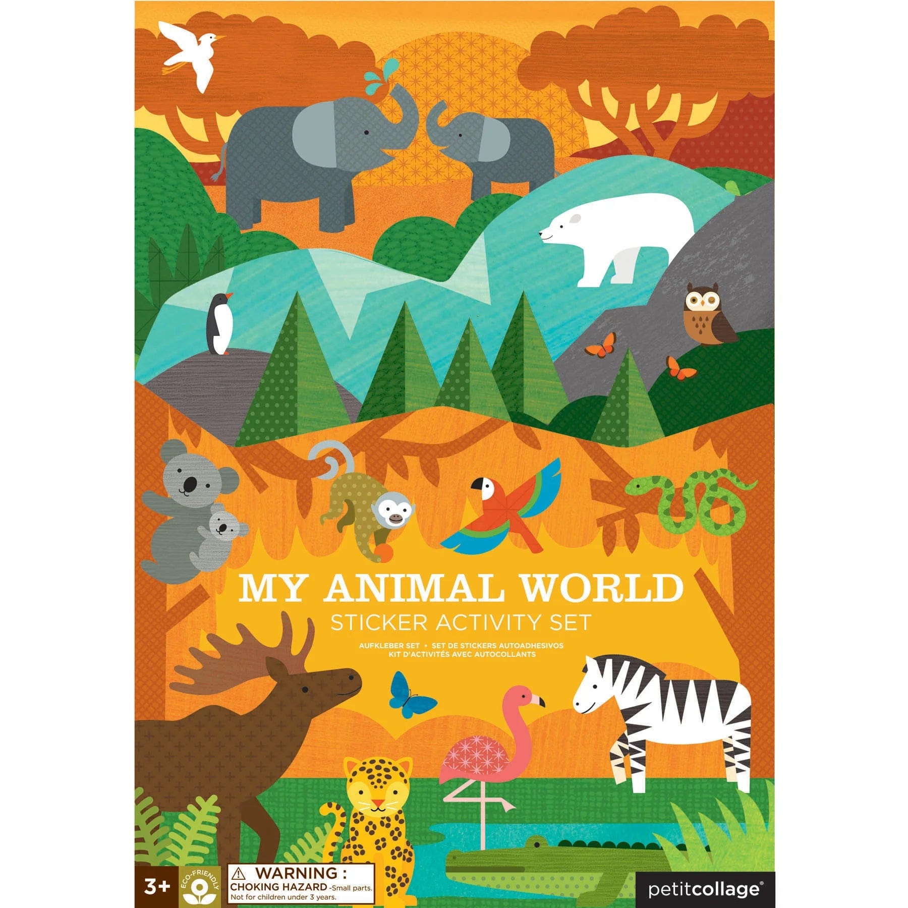 Animal World Sticker Activity Playset