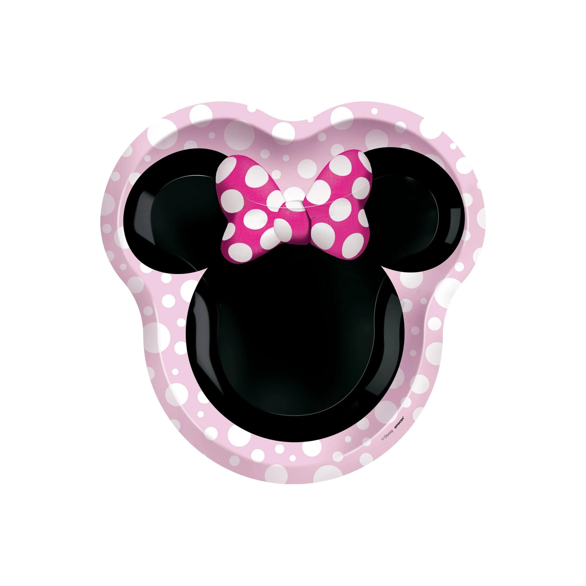 Minnie Mouse Pink Dot Plates
