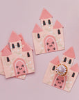Pink Floral Castle Napkins