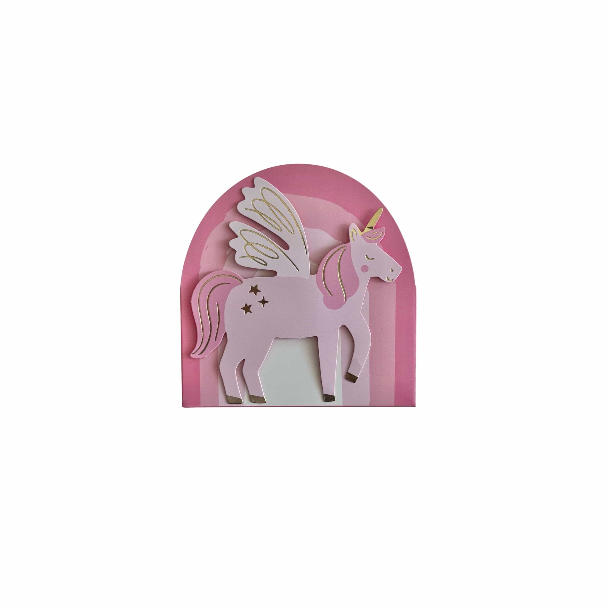 Pink and gold unicorn favour treat boxes for parties