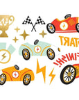 Racing Car Temporary Tattoos