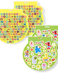 Set of Sesame Street-themed sticker sheets for party favours and gifts