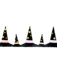 Starry Honeycomb Witch Hats