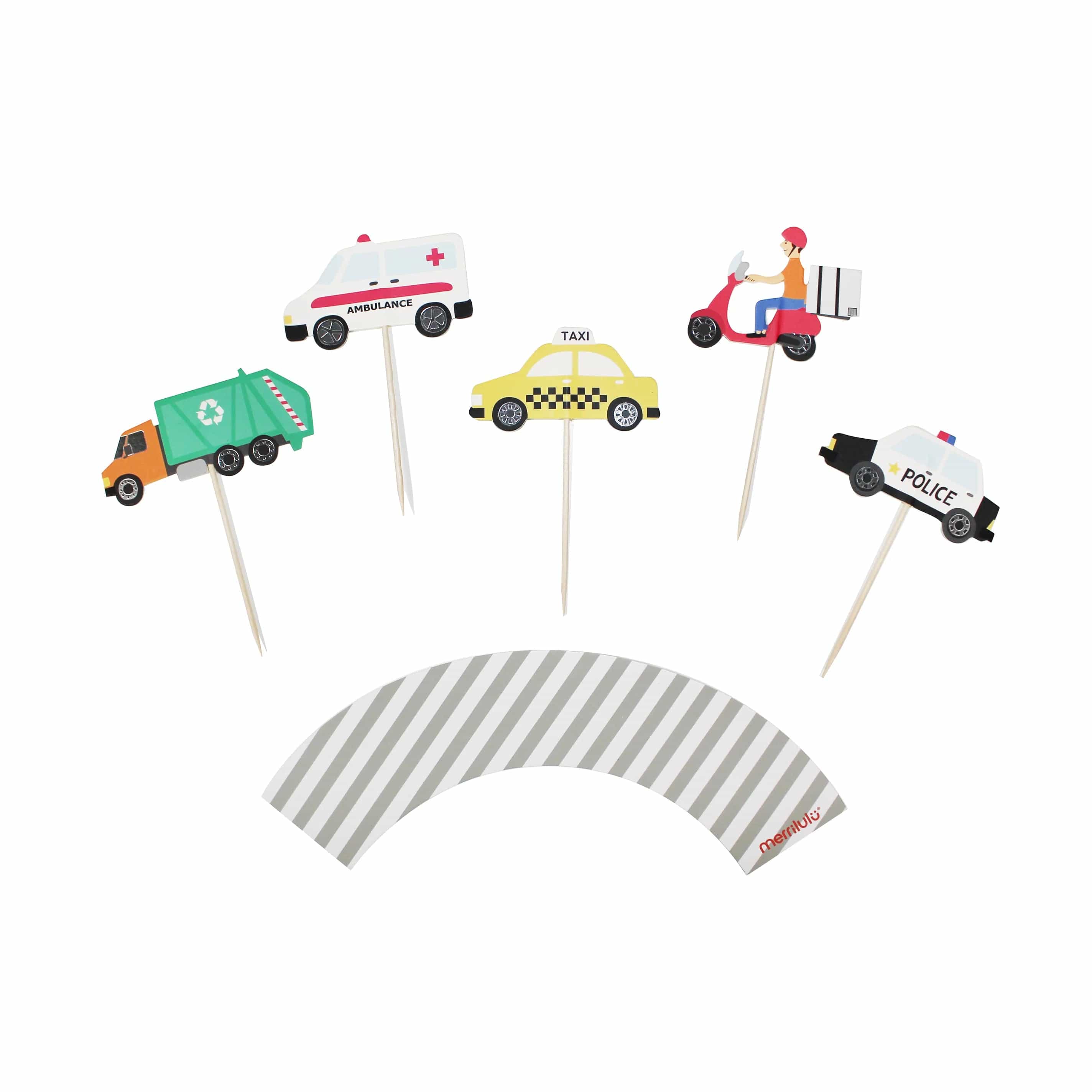 Transportation Vehicle Cupcake Kit Chroma Celebrations transportation-vehicle-cupcake-kit-chroma-celebrations