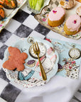 Black and White Checkered Table Runner