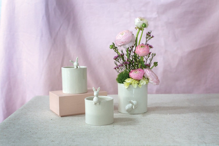 Peekaboo Bunny Pot Set