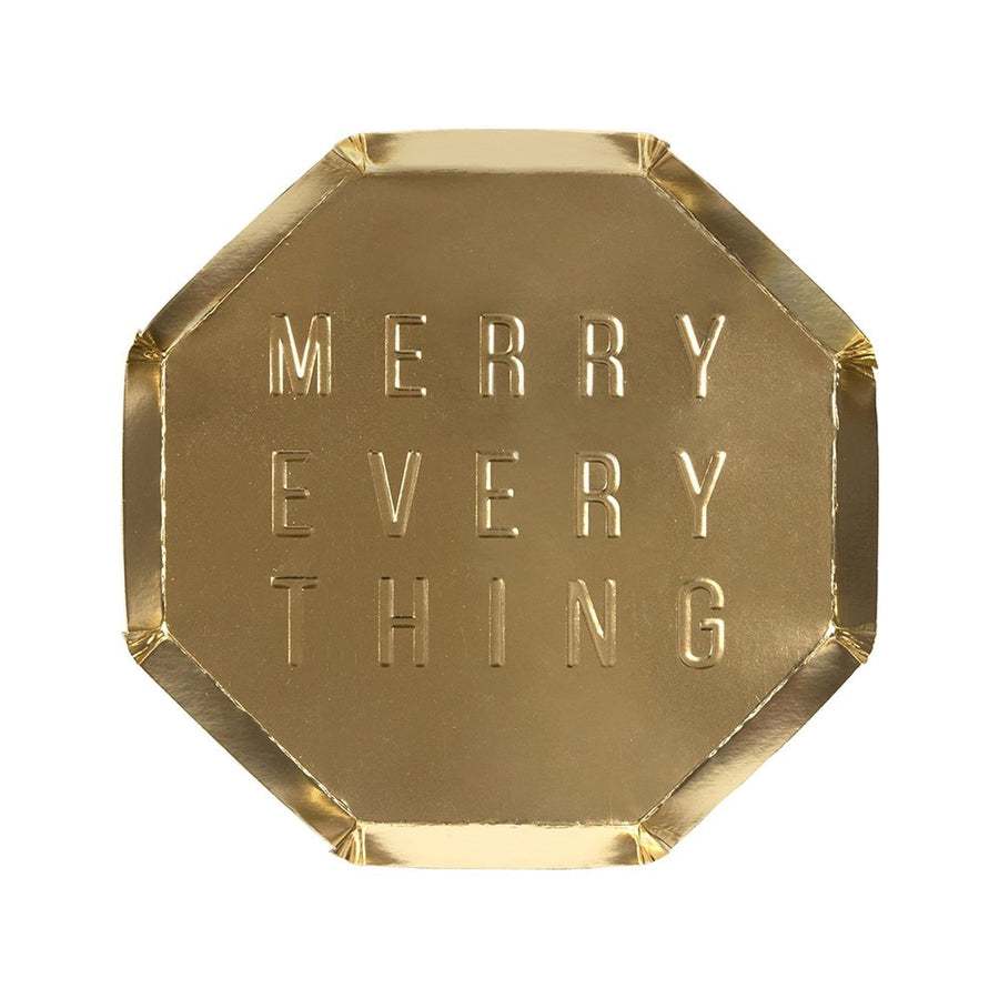 Merry Everything Gold Side Plates